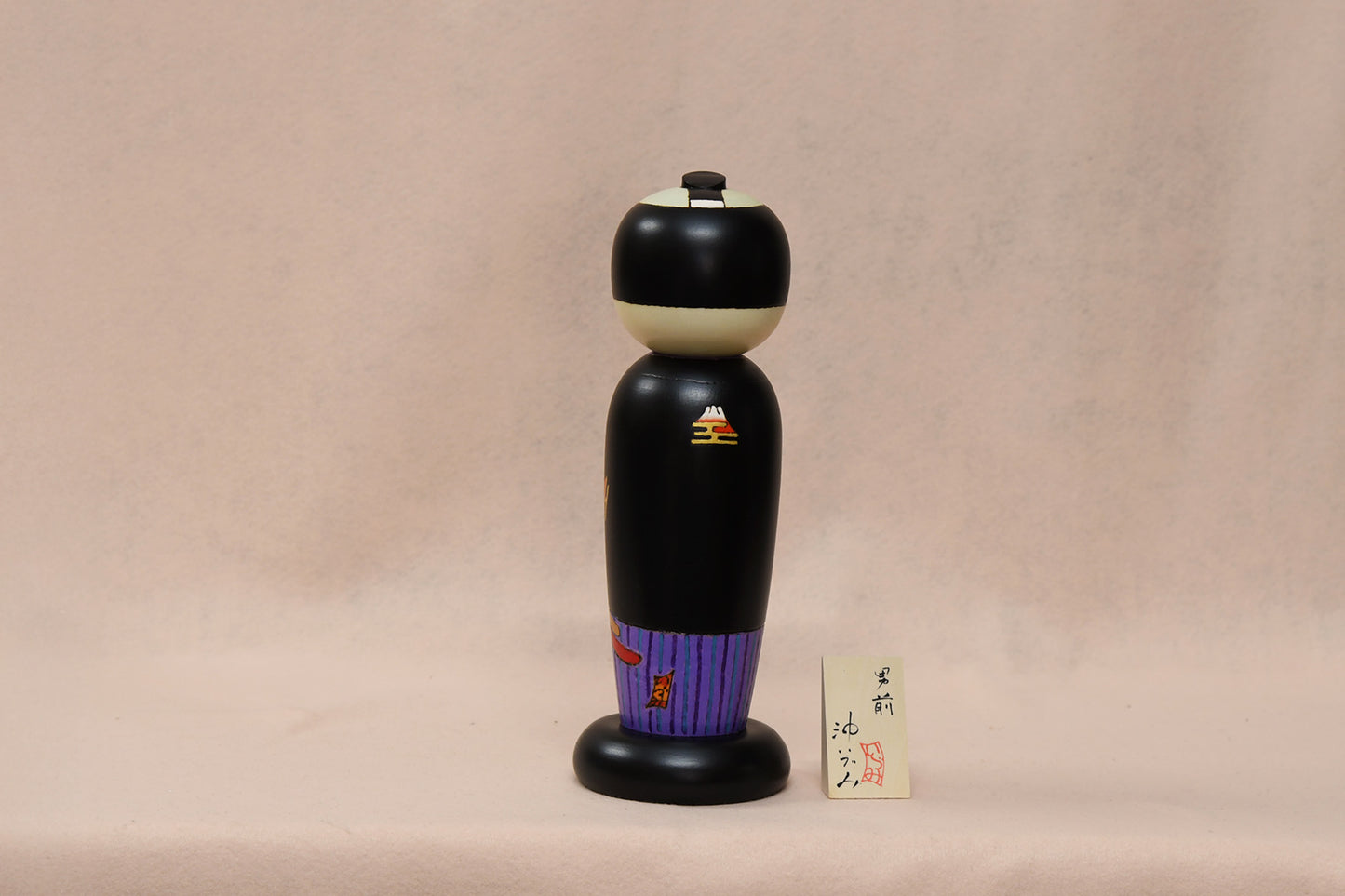 男前(紫) / OTOKOMAE(PURPLE) Kokeshi Doll