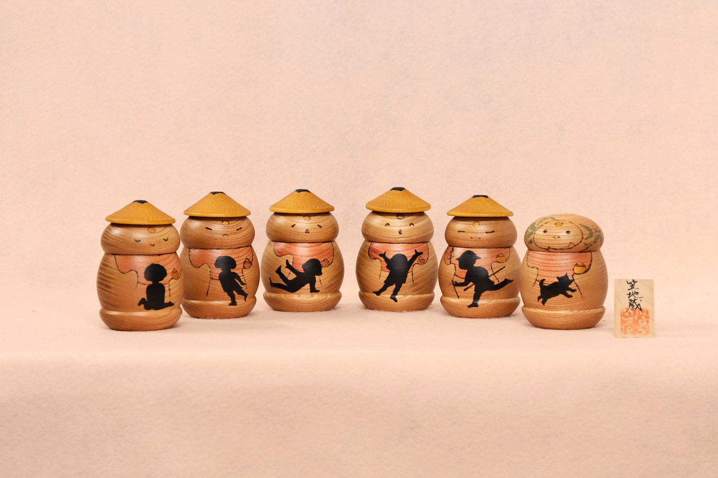 笠地蔵 こけし/ KASAJIZOU Kokeshi Doll