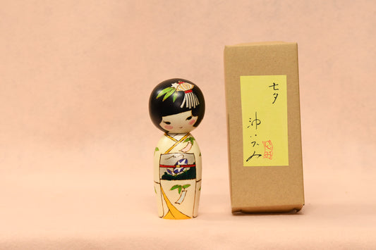 七夕 こけし/ TANABATA Kokeshi Doll