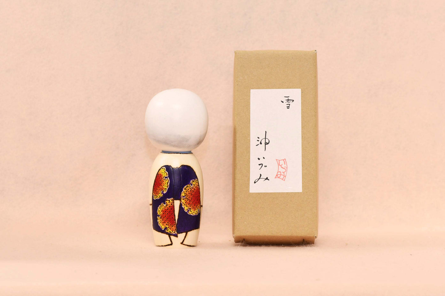 雪 こけし/ SNOW Kokeshi Doll