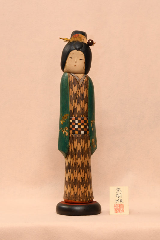 矢羽根 こけし/YABANE Kokeshi Doll