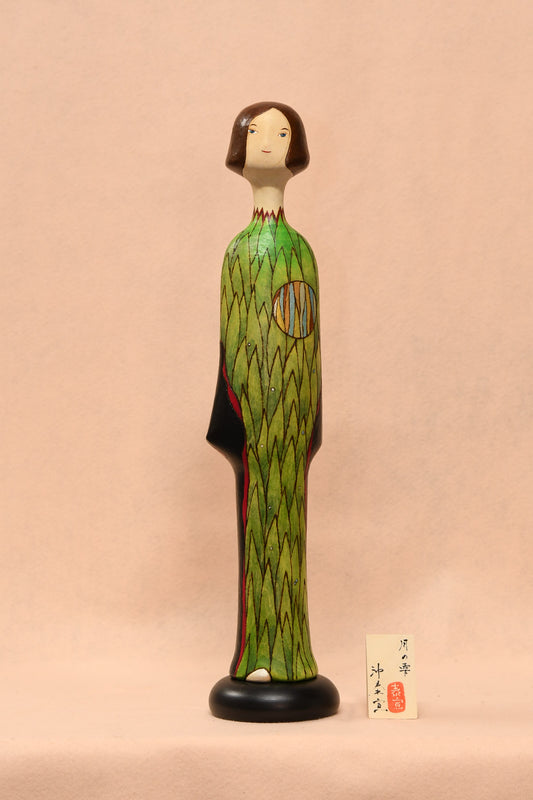 月の雫 こけし/ MOON DROP Kokeshi Doll