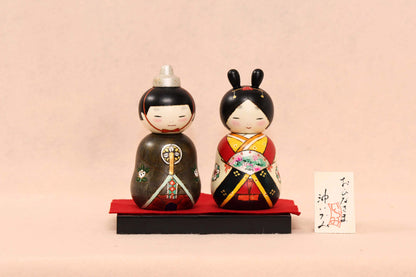 おひなさま　こけし/ OHINASAMA Kokeshi Doll