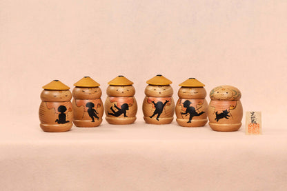 笠地蔵　こけし/ KASAJIZOU Kokeshi Doll