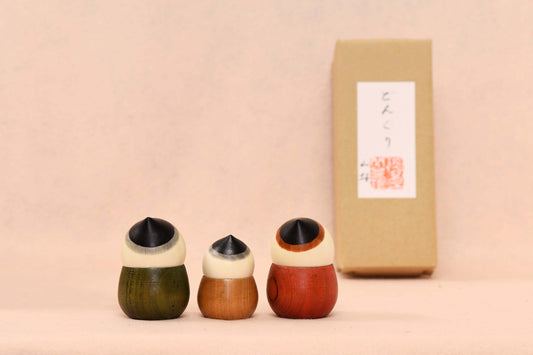 どんぐり　こけし/ DONGURI Kokeshi Doll
