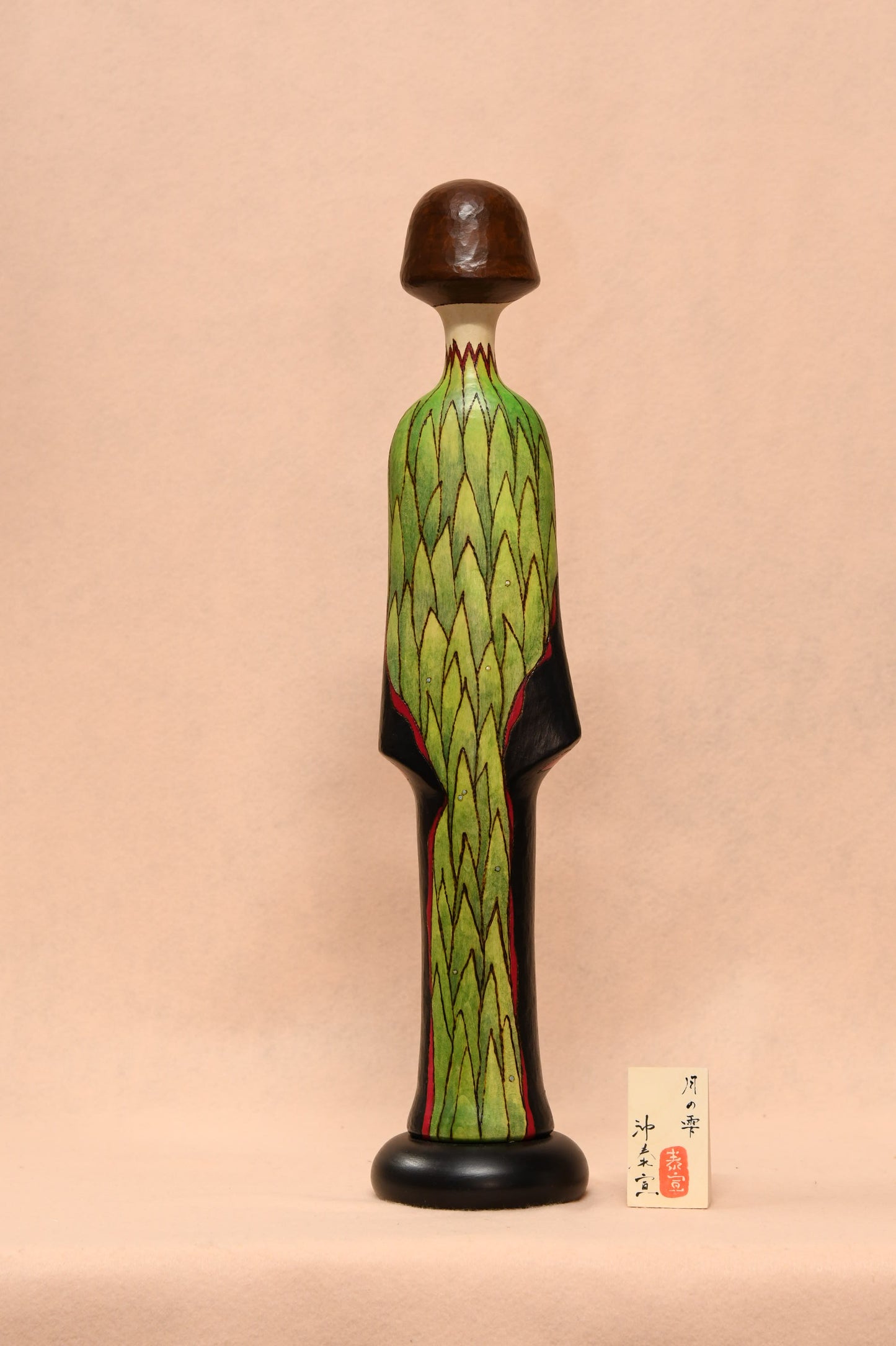 月の雫　こけし/ MOON DROP Kokeshi Doll