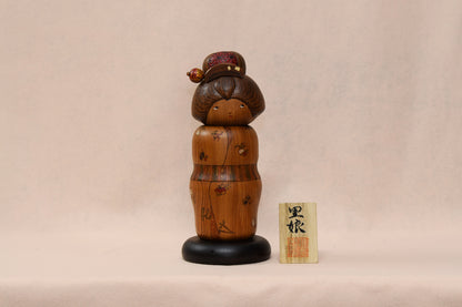 里娘　こけし/ SATOMUSUME Kokeshi Doll
